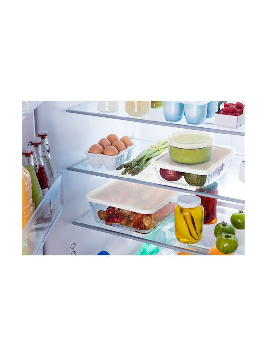 Pyrex C&F Δοχείο Φαγητού Γυάλινο Λευκό 4.2lt