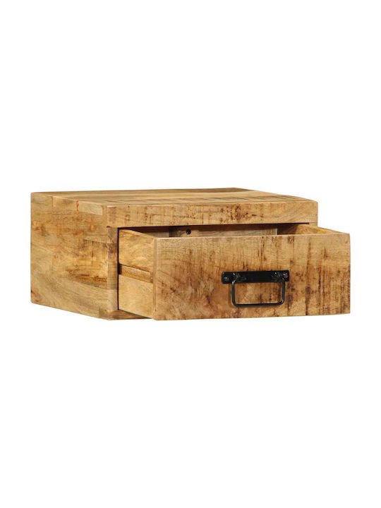 Bedside Tables Made of Solid Brown Wood 2 Pieces 40x30x19cm