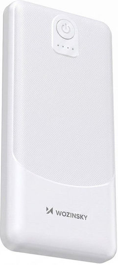 Wozinsky Wpower 10000mAh 10W with 2 USB-A Output Ports White