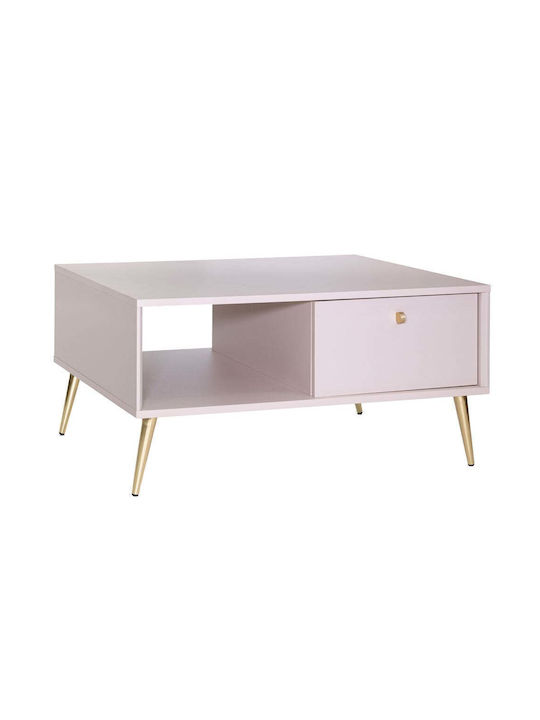 Central Coffee Table Rose Wooden Rose M87xW66xH43cm