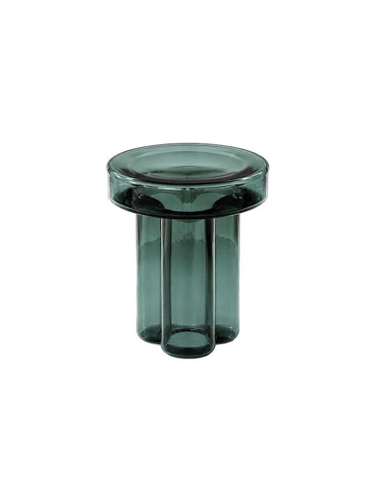 Beistelltisch Glas Blau M38xL38xH45cm