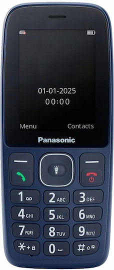 Panasonic KX-TF400 Dual SIM Мобилен Телефон с Бутони Син