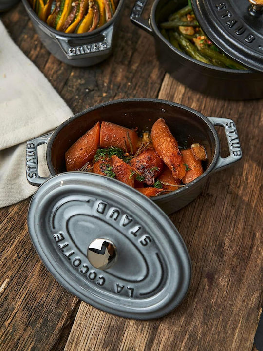 Staub Γάστρα Οβάλ Μαντεμένια 15x10cm