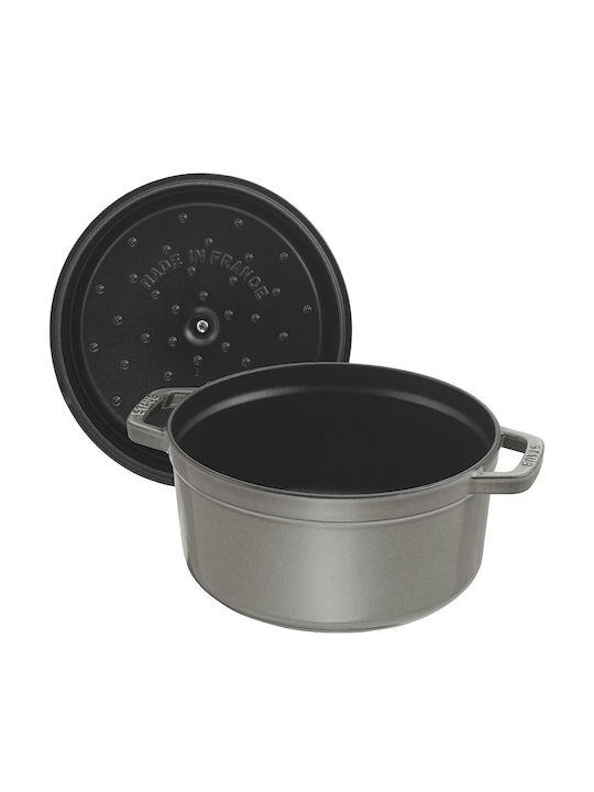 Staub Γάστρα Στρογγυλή Μαντεμένια 28.7x27.1cm 2.6lt