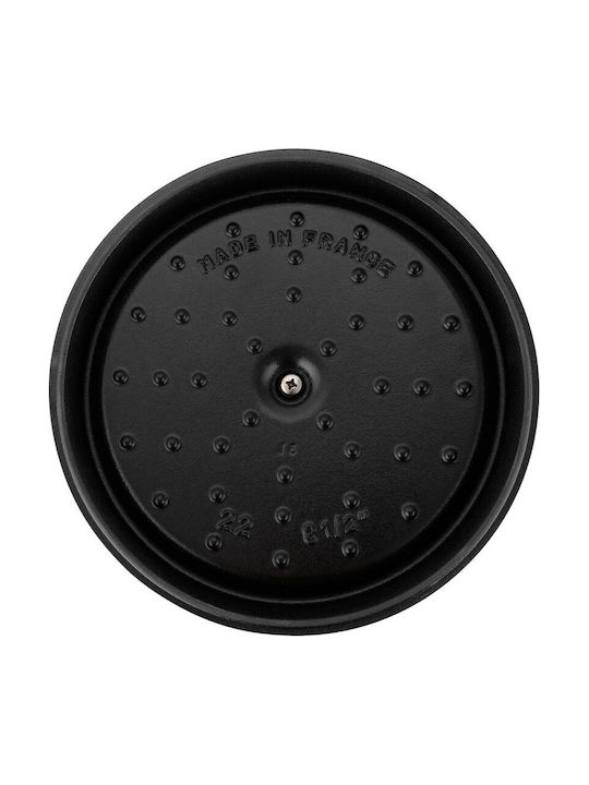 Staub Γάστρα Στρογγυλή Μαντεμένια 28.7x27.1cm 2.6lt