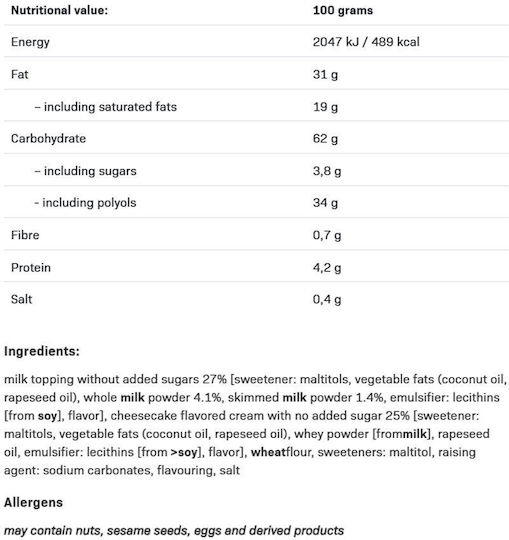 AllNutrition Biscuits With Topping & Filling 1pcs 128gr