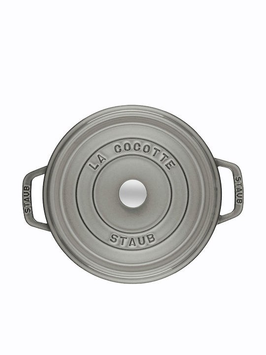 Staub La Cocotte Γάστρα Στρογγυλή Μαντεμένια 12.6cm 12.6lt