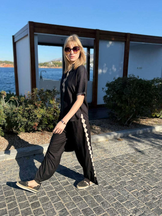 Women's Arianne Co-ord Set Set with Trousers in Relaxed Fit