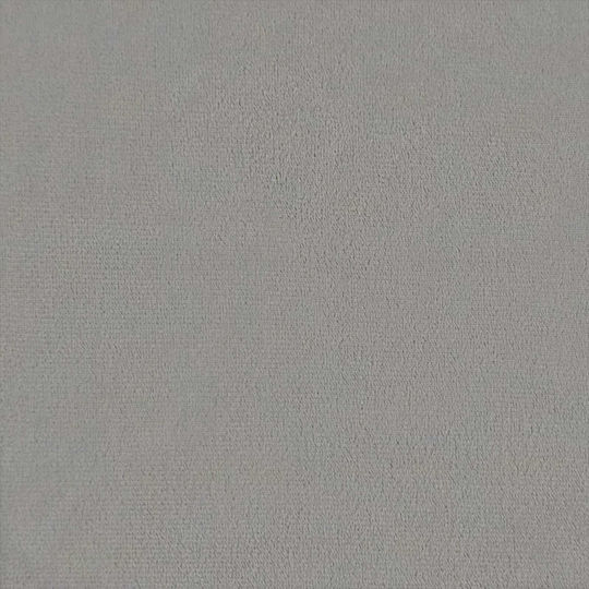 Πολυθρόνα Βελούδινη Ανοιχτό Γκρι 70x70x82cm