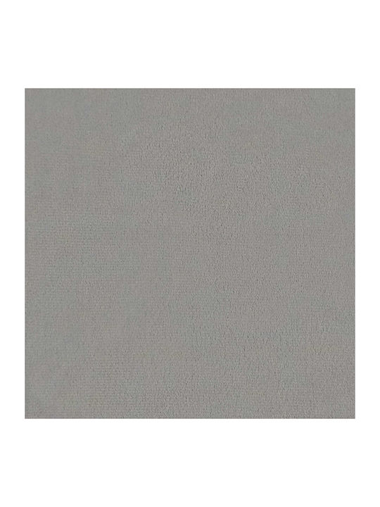 Πολυθρόνα Βελούδινη Ανοιχτό Γκρι 70x70x82cm