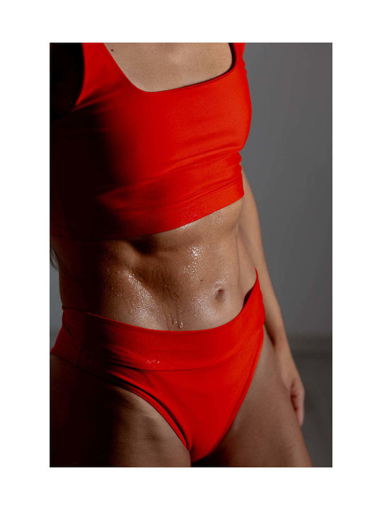 Rot Bustier für Pole Dance
