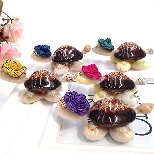 Mini Seashell Turtle Decorative 10 Pieces