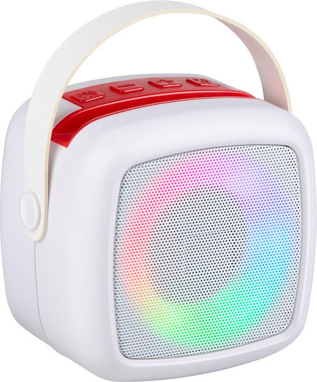 Cti Тонколона Karaoke с Безжични Микрофони и Светлинни Ефекти J_87112524243_ Червен