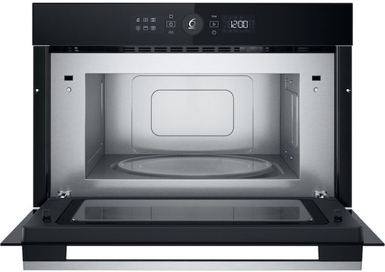 Whirlpool Εντοιχιζόμενος Φούρνος Μικροκυμάτων με Grill 31lt Γκρι