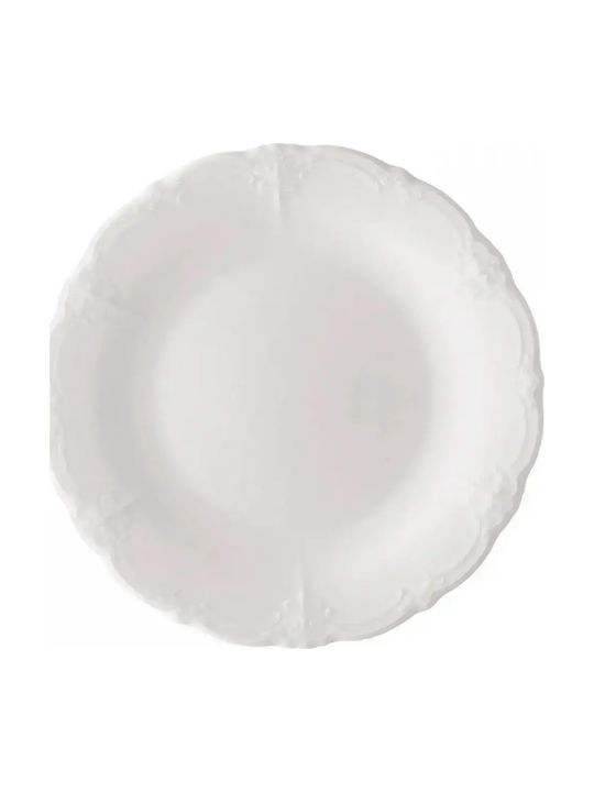 Cryspo Trio Kaiser White Porcelain Dinnerware Set 72pcs