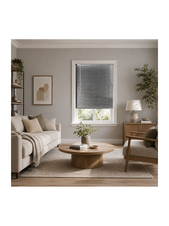 MRShome MRShome Aluminium Jalousien in Graues Farbe P140xH140cm