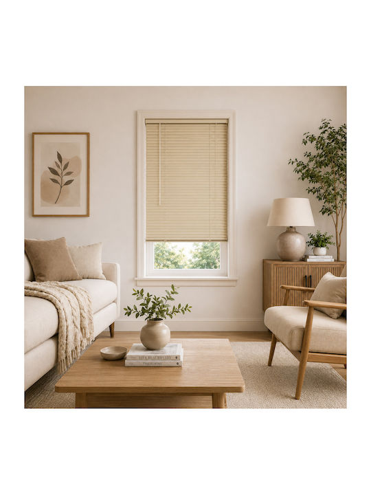 MRShome Aluminum Shading Blind In Beige Colour W100xH140cm