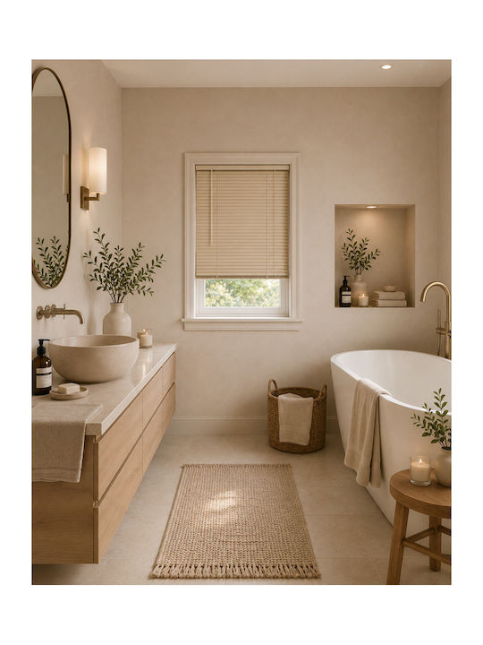 MRShome Aluminum Shading Blind In Beige Colour W100xH140cm