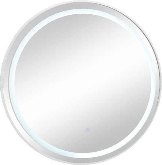 Iliadis 91470 Καθρέπτης Λευκός & LED Φωτισμό Διαμέτρου 70cm Iliadis 91470 Καθρέπτης Λευκός & LED Φωτισμό Διαμέτρου 70cm