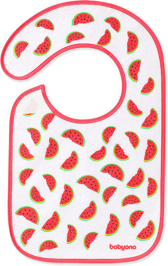 Babyono Waterproof Fabric Baby Bib with Hoop & Loop Fastener for 6 m+