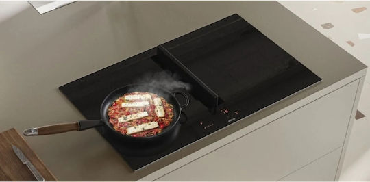 Elica Nikolatesla Velvet BL/A/72 Induction Cooktop Autonomous with Hood 72x51.5εκ.