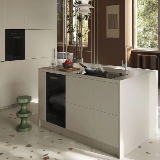 Elica Nikolatesla Velvet BL/A/72 Induction Cooktop Autonomous with Hood 72x51.5εκ.