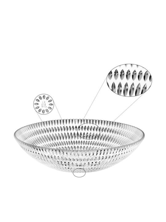 Nachtmann Ethno Dekorative Schale Kristall Transparent 30x30cm
