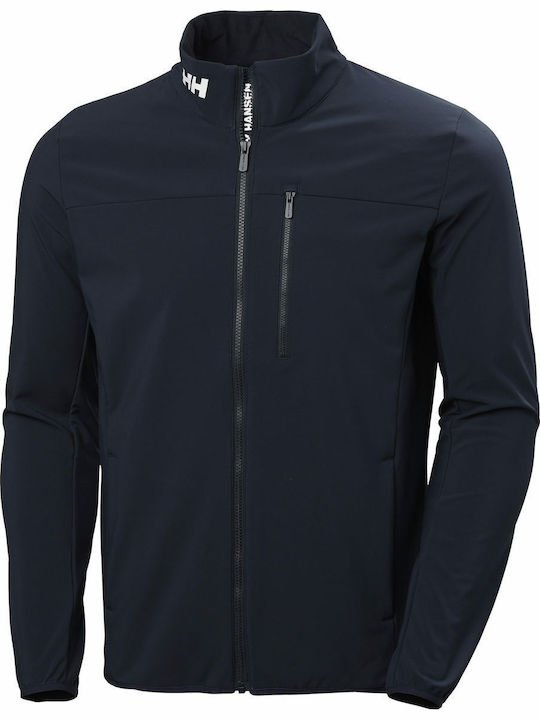 Winter Jacket Softshell Waterproof and Windproof Navy Blue