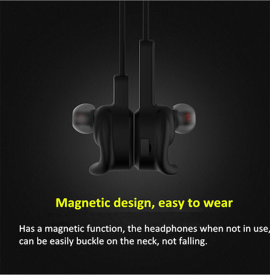 Remax RS-S5 In ear Bluetooth хендсфри Слушалки с Устойчивост на Пот Черен