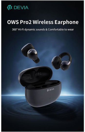 Devia EM402 Pro2 In-Ear Bluetooth-Freisprecheinrichtung Kopfhörer mit Ladeetui Schwarz
