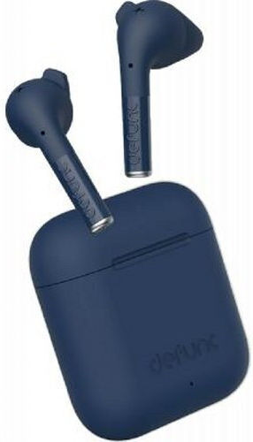 Defunc True Talk In-Ear Bluetooth-Freisprecheinrichtung Kopfhörer mit Schweißresistenz und Ladeetui Blau