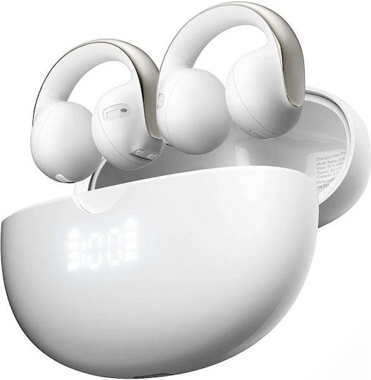 BlackView Airbuds 13 Bluetooth Handsfree Ακουστικά με Αντοχή στον Ιδρώτα και Θήκη Φόρτισης Λευκά