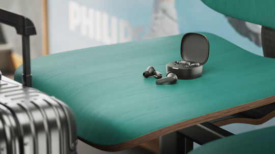 Philips TAT2100 In-ear Bluetooth Handsfree Headphones with Sweat Resistance and Charging Case Black