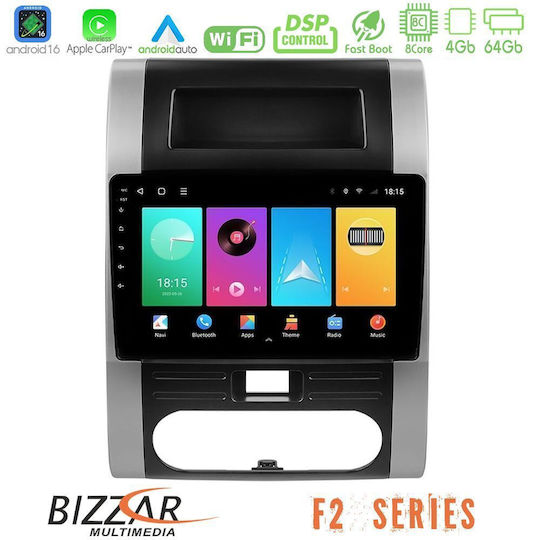 Bizzar Ηχοσύστημα Αυτοκινήτου για Nissan X-Trail 2008-2013 (Bluetooth/USB/WiFi/GPS/Apple-Carplay/Android-Auto) με Οθόνη Αφής 10"