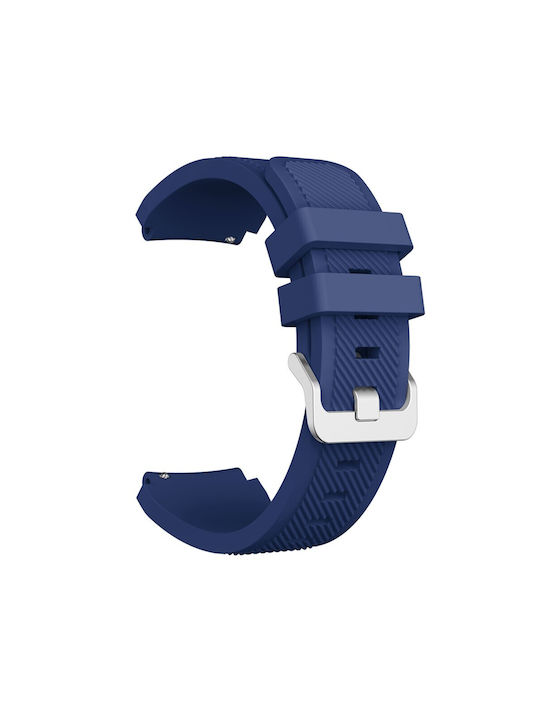 Strap Silicone Twill Texture Amazfit Bip 6 46mm Dark Blue Strap Silicone Twill Texture Amazfit Bip 6 46mm Dark Blue
