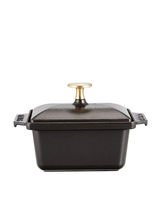 Staub Gusseiserner Rechteckiger Dutch Oven 15x11cm 7l