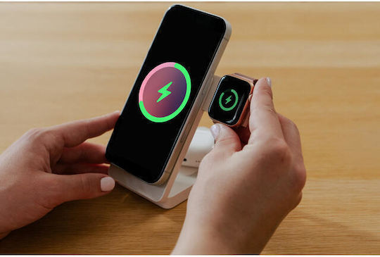 Verbatim Charge 'n' Go Qi2 Power Bank 10000mAh 30W With USB-C Output Port White