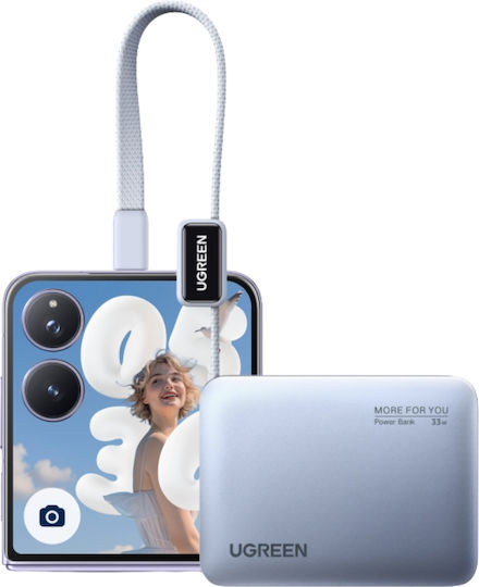 Ugreen PB584 Power Bank 10000mAh 33W με Θύρα USB-C Power Delivery Μπλε