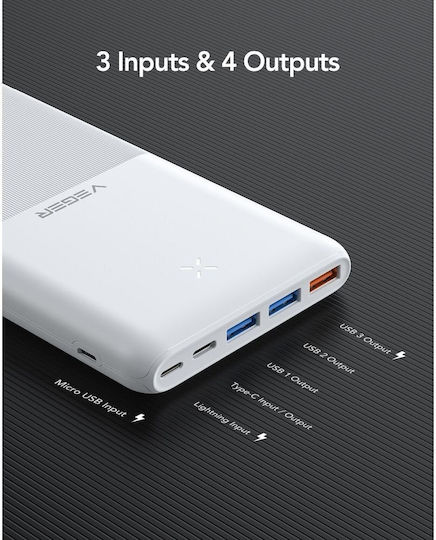 Veger S22 Power Bank 20000mAh 20W Power Delivery / Quick Charge 3.0 Black