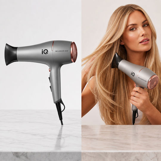IQ Influencer Hair Dryer with Diffuser 2000W