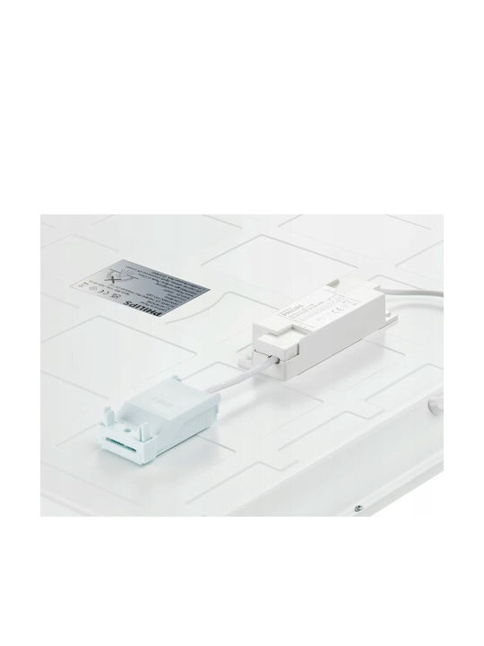 Philips Χωνευτό LED Panel 34W με Φυσικό Λευκό Φως 4000K