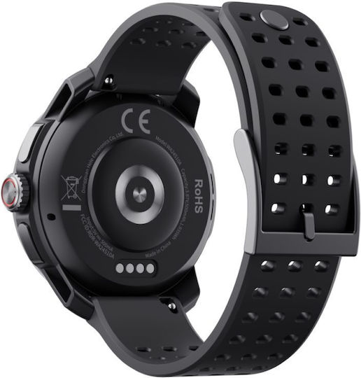 QCY Track S10 Stainless Steel Smartwatch Black