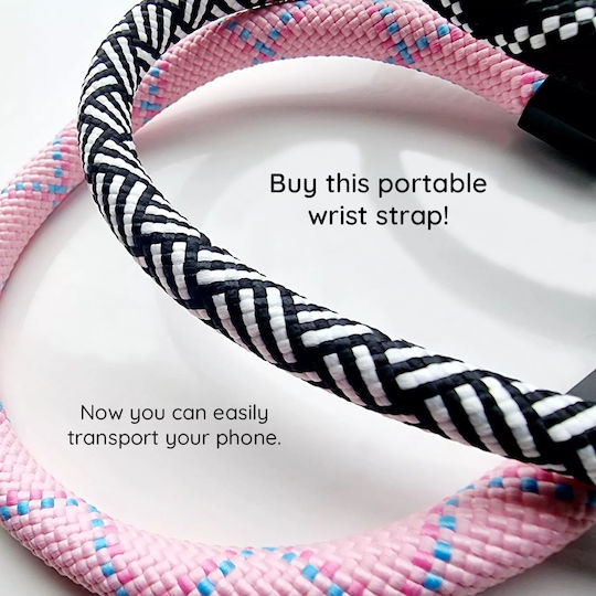 Techsuit Rope Wrist Strap2 Rws2-01 Phones Blazing Flame