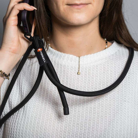 Forcell Curea pentru gât pentru telefoane mobile Negru