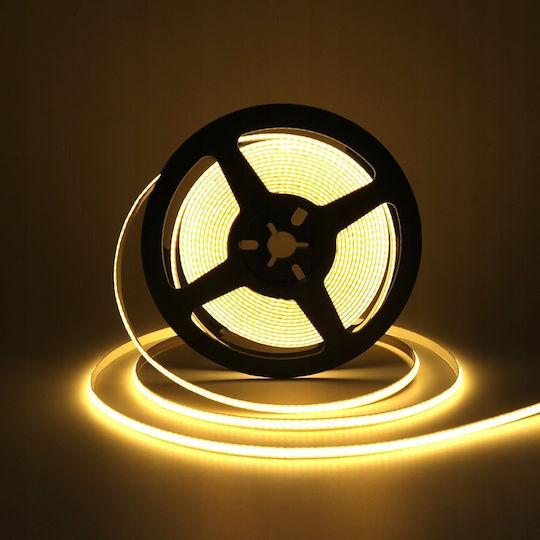 LED-Streifen Cob 480led 9w/m 4000k 990lm/m Ip20 50m Premium