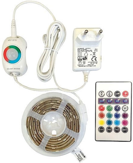 Avide Αδιάβροχη Ταινία LED ALBLBED12V-SEN-RGB 12V RGB Φως 1.5m