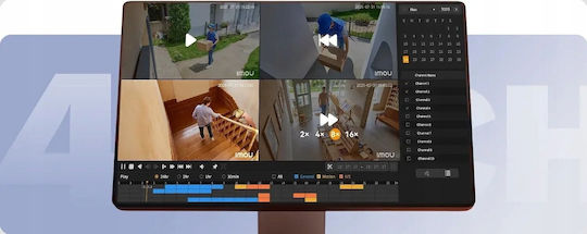 Imou NVR-N110-8A0E NVR Recorder 10 Channels with 4K Resolution