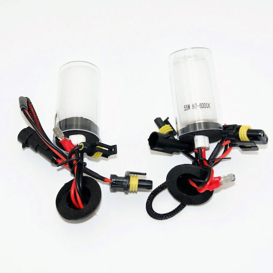 Λάμπες Αυτοκινήτου H7 Xenon 6000K Ψυχρό Λευκό 12V 55W 2τμχ