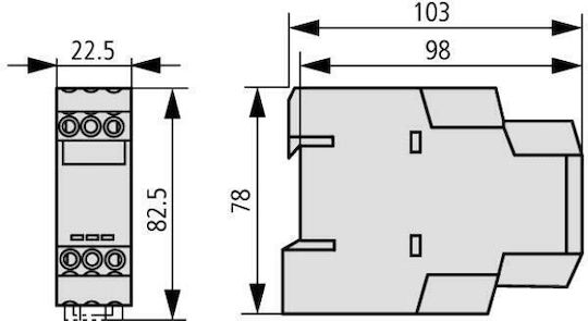 Таймер Трансмитер 2П 3A 0.05сек-100ч 24-240V AC DC Многофункционален Etr4-70-a 031888