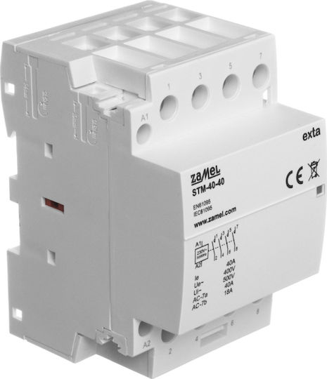 Zamel Ρεле за фаза 40Спецификация с Напрежение 230V